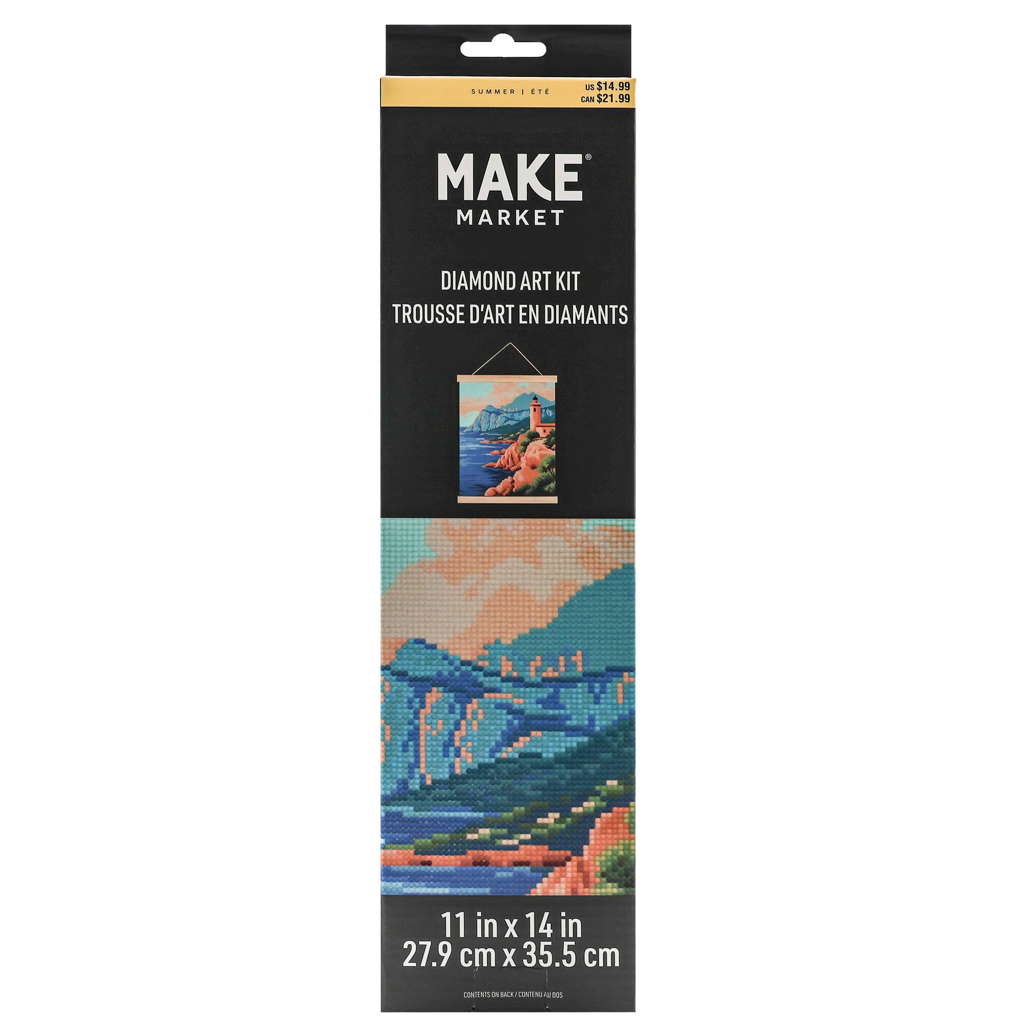 11" x 14" Rocky Coast Diamond Art Kit by Make Market®
